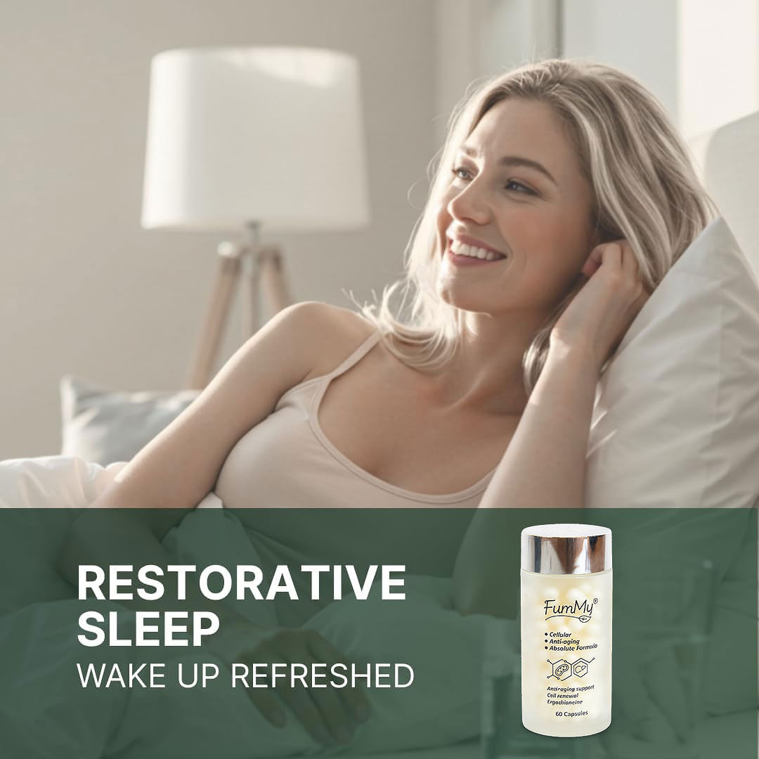 Fummy L-Ergothioneine 60 capsules per bottle Cellulare Anti-aginge Absolute Formula Anti-aging support Cell renewal, Ergothioneine Heart Health & Brain Supplement Lab Tested Made in USA 0.5mg/cps. (120 pcs)